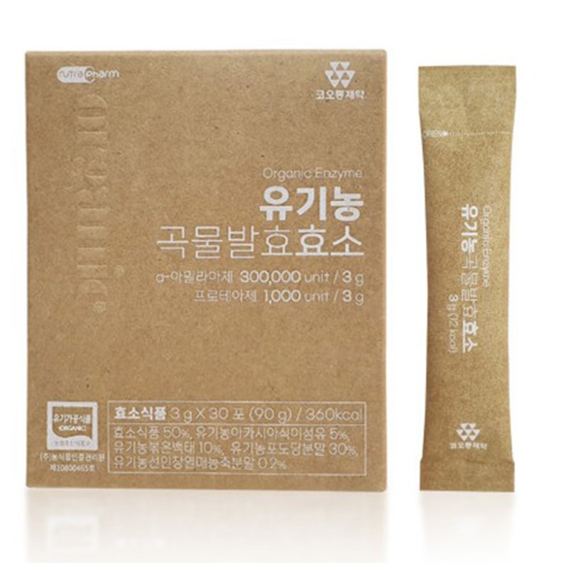[코오롱제약] 유기농 곡물발효효소 ( 30포,단품 )